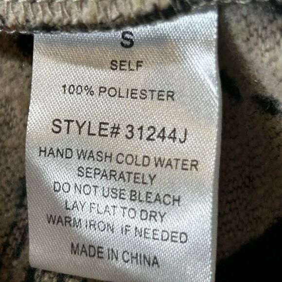 Blue B Women's Size Small Aztec Southwestern Woven Button Up Collared Jacket - Picture 6 of 6